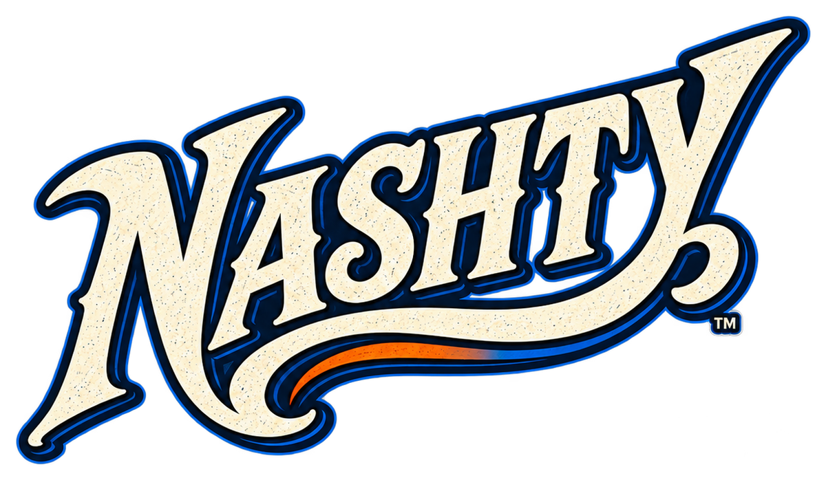 NASHTY heritage script wordmark